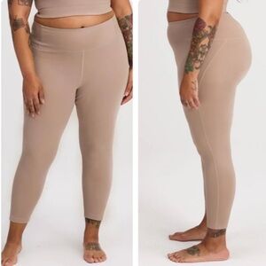 GIRLFRIEND COLLECTIVE NWT HIGH WAIST 7/8TH LEGGINGS QUARTZ XXL